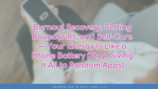 burnout recovery and setting boundaries image