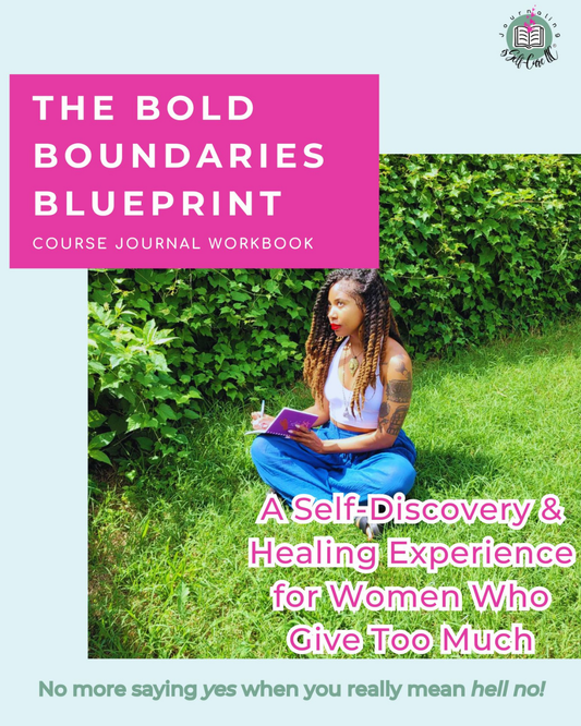 journal workbook for setting boundaries