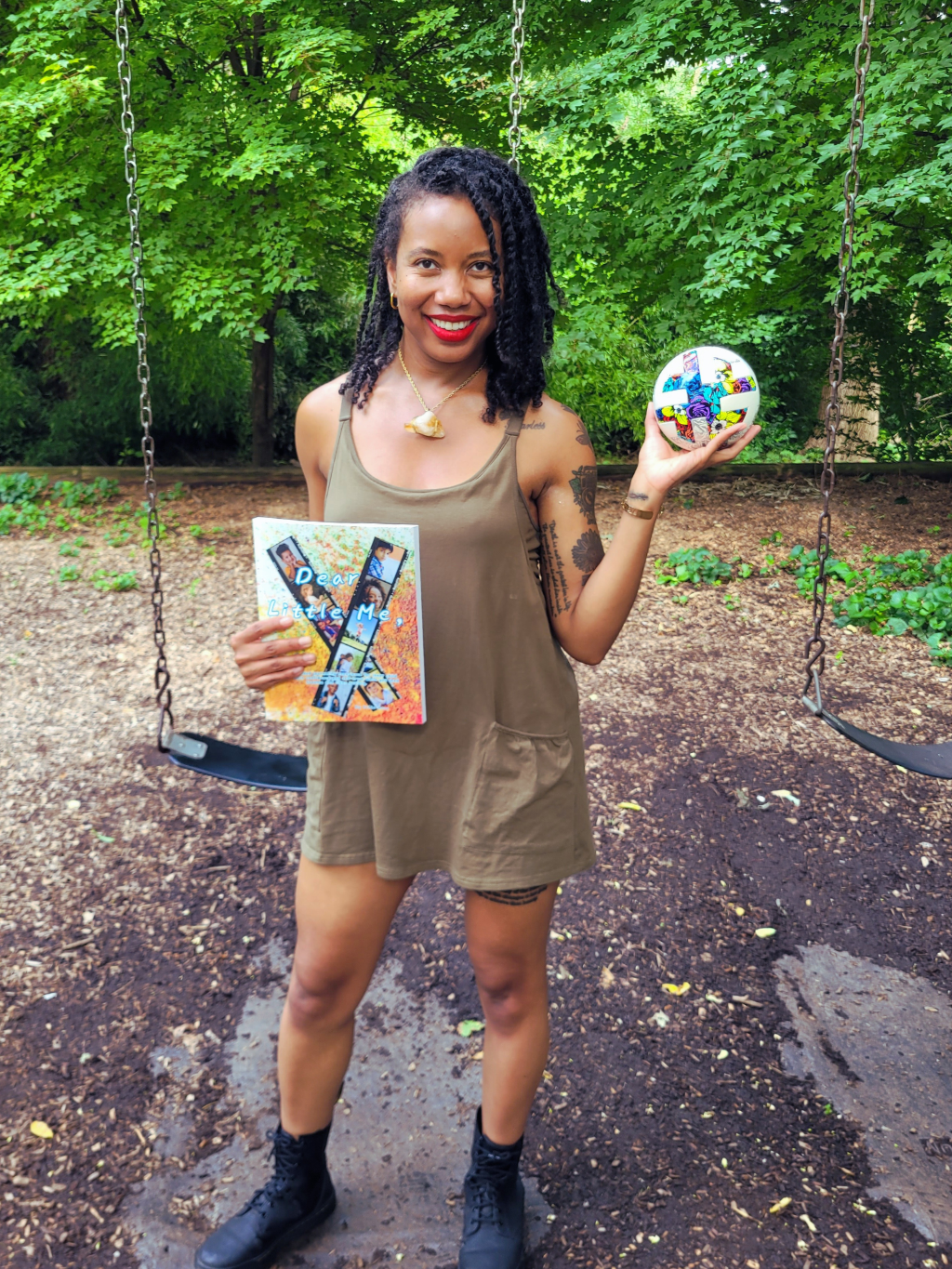 inner child healing journal at park