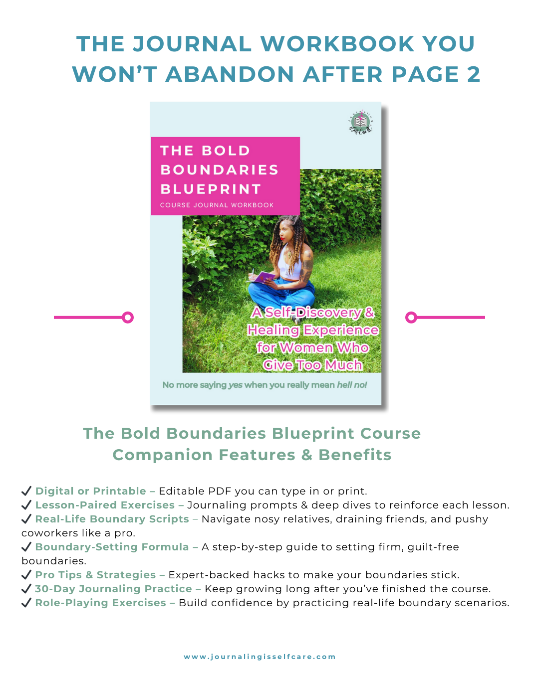 boundary setting guided journal workbook