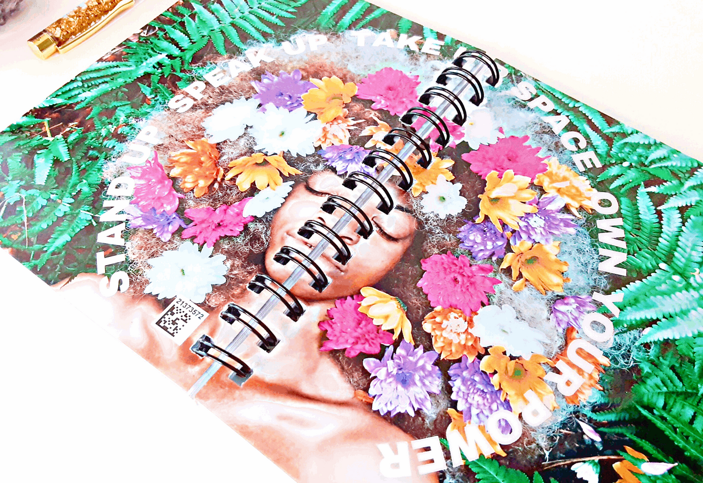 Floral Afrocentric Journal With Multi Colored Flowers