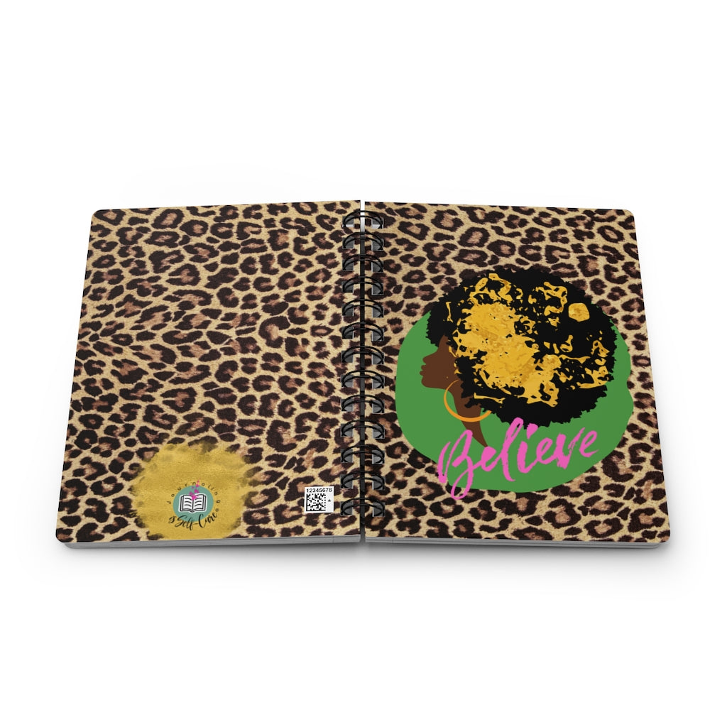 "Believe in Your Dreams" Inspirational Black Girl Magic Journal