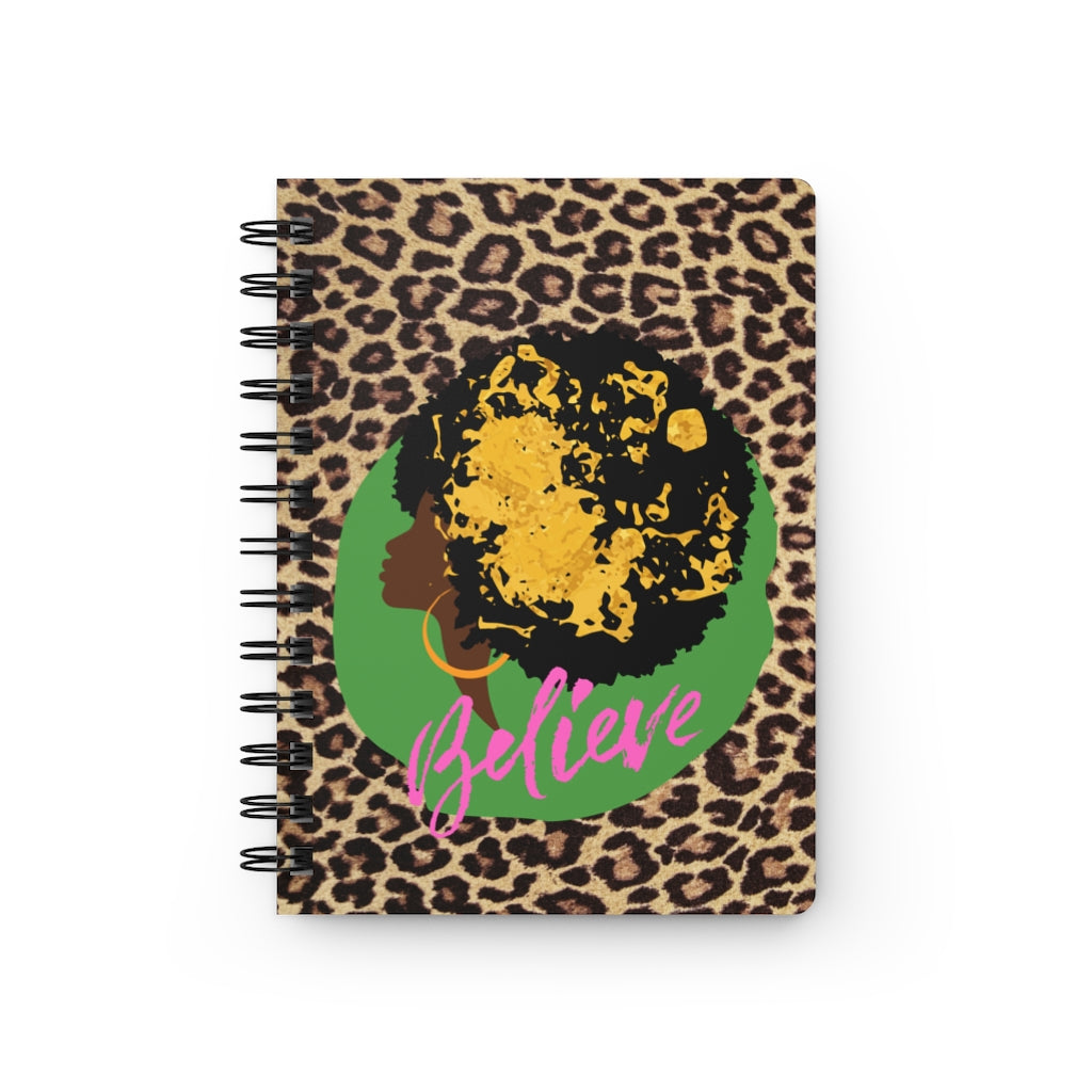 "Believe in Your Dreams" Inspirational Black Girl Magic Journal