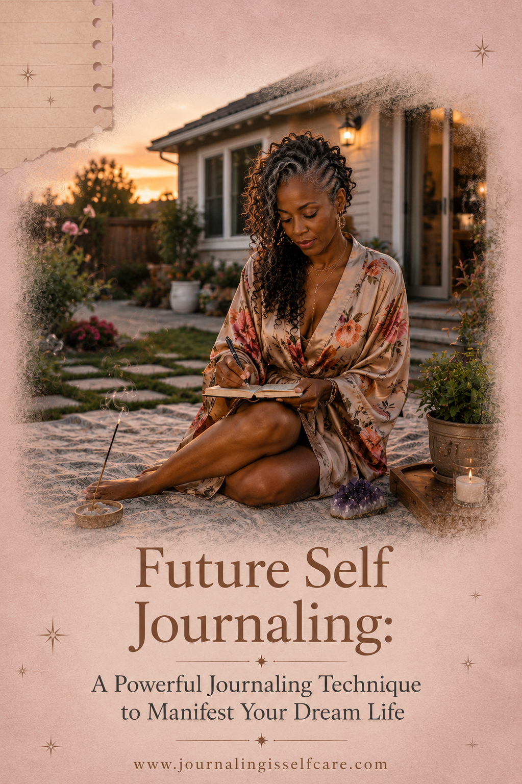 future self journaling exercise for manifestation and self reflection
