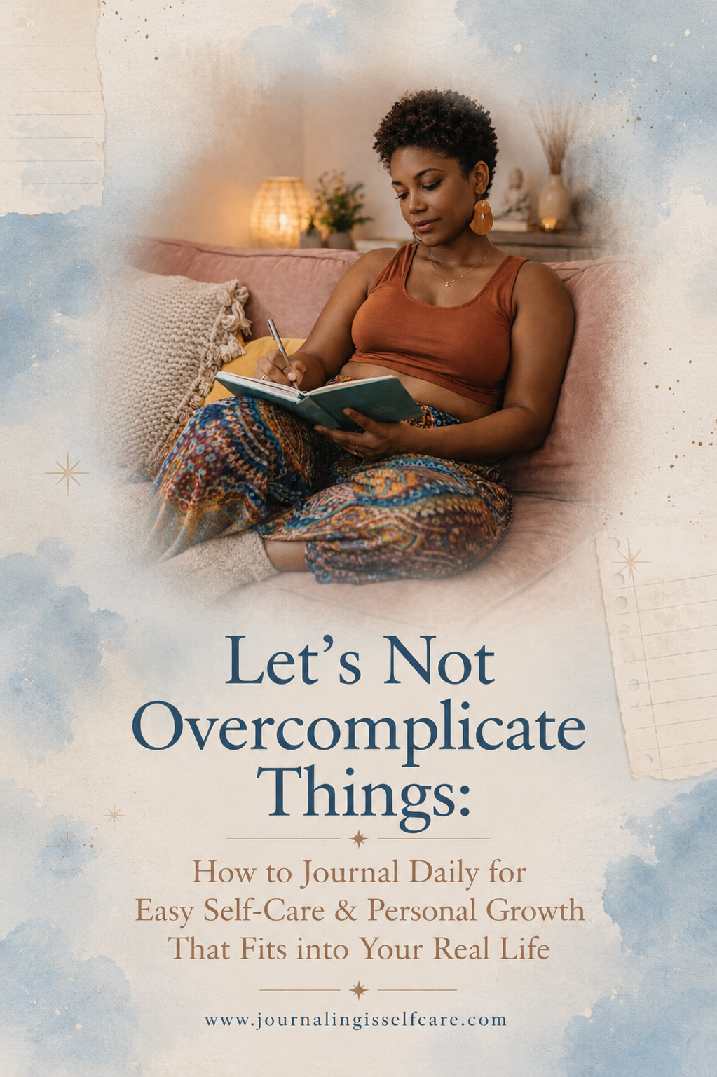 how to journal daily for self-care