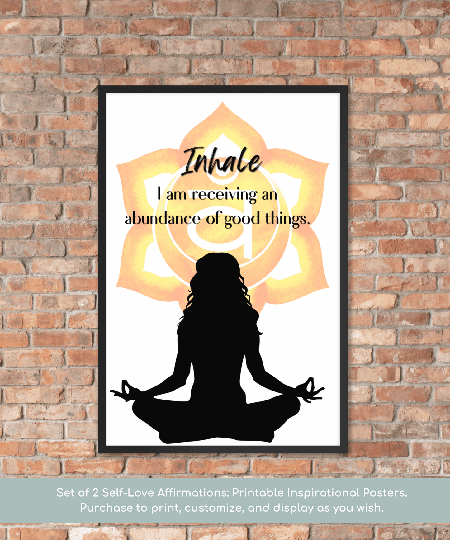 Set of 2 Self-Love Affirmations: Printable Inspirational Posters