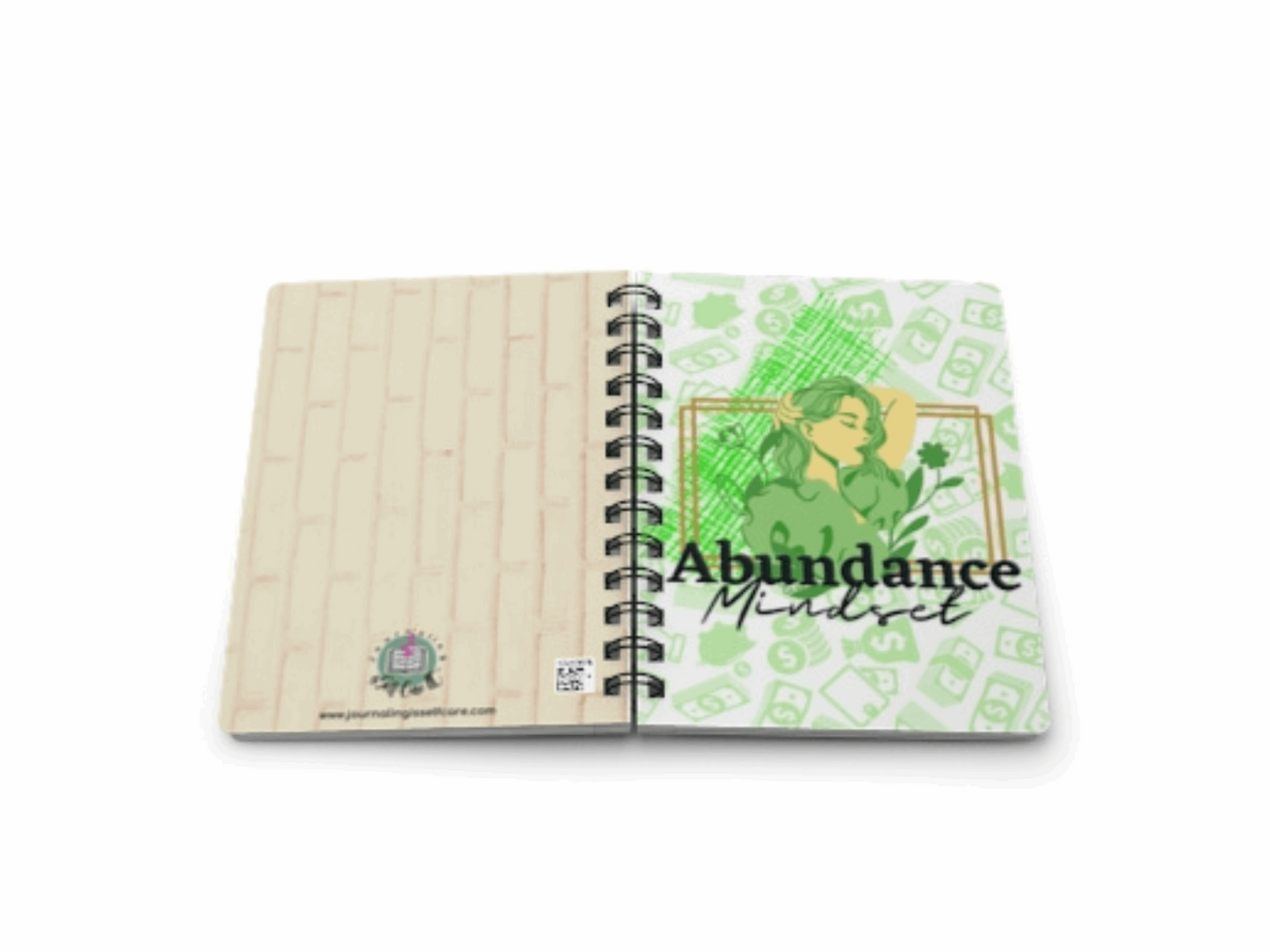 An Abundance Mindset Journal with Journal Prompts, perfect for journal prompts.