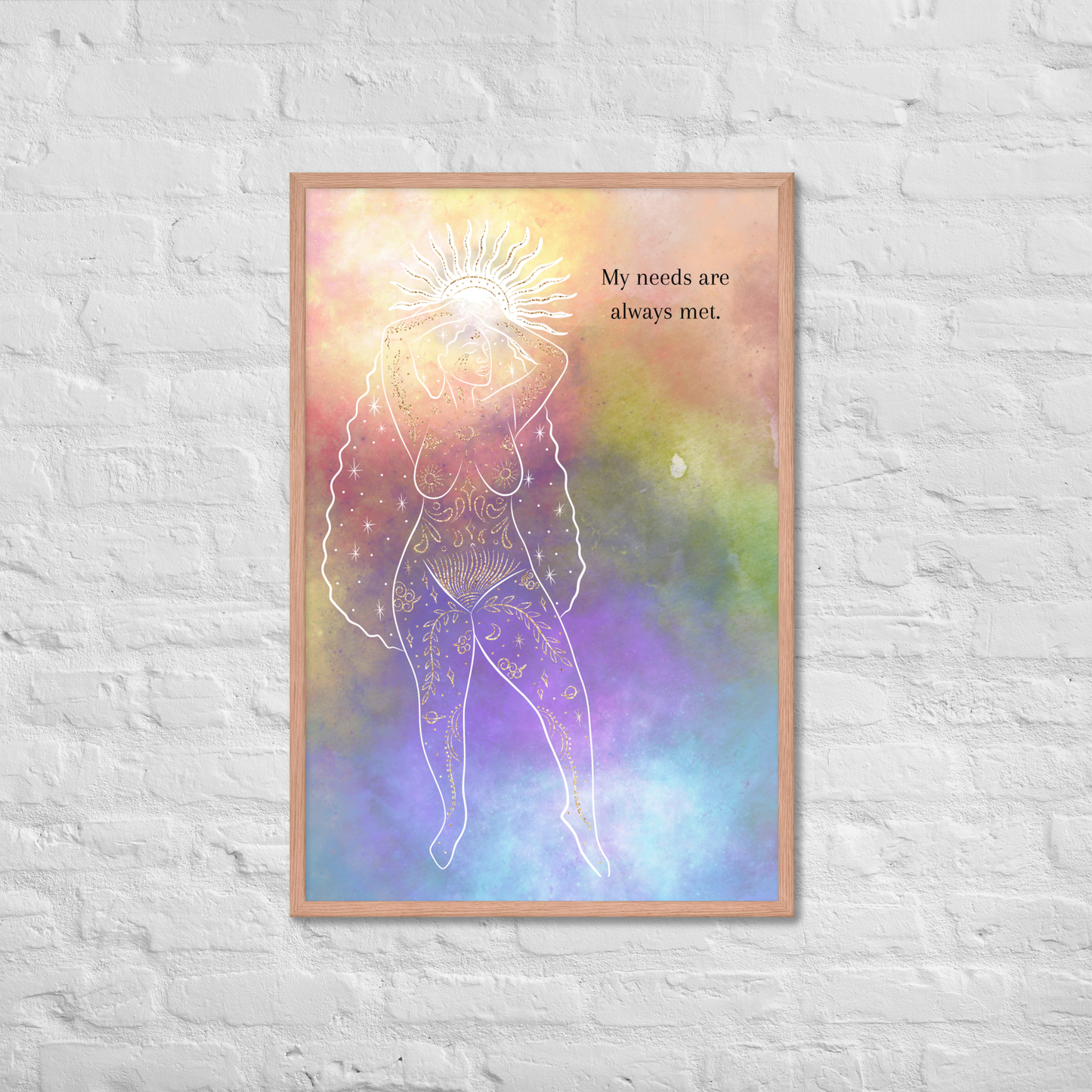 Trust the Universe Printable Wall Art - Empowering Spiritual Decor for Personal Growth & Positivity