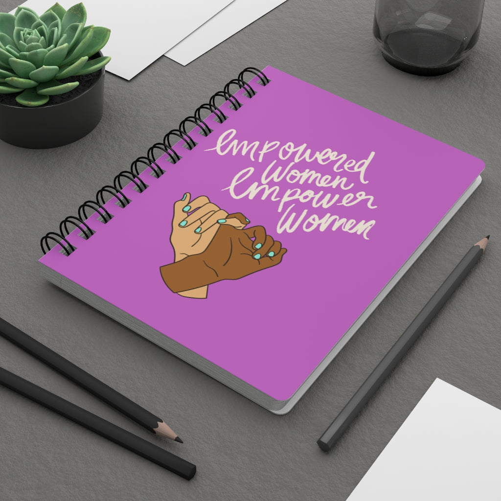 A "Empowered Women Empower Women" Women's Empowerment Journal for women's empowerment and self-love practices.